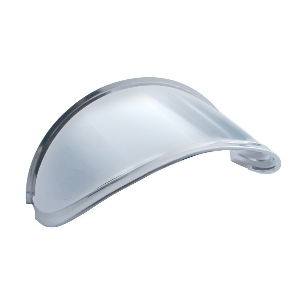 7" Round Stainless Steel Extended Style Headlight Visor