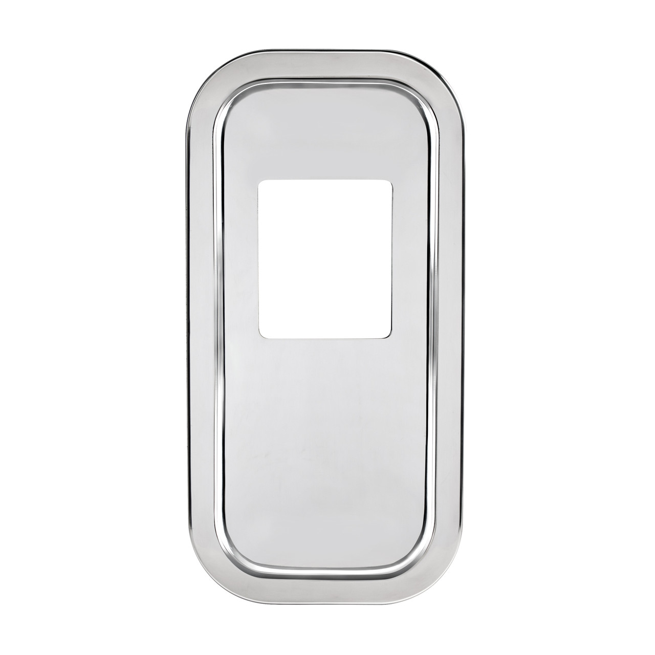 Peterbilt Stainless Steel Shift Plate Cover - 5-3/4" x 4-3/4" Opening