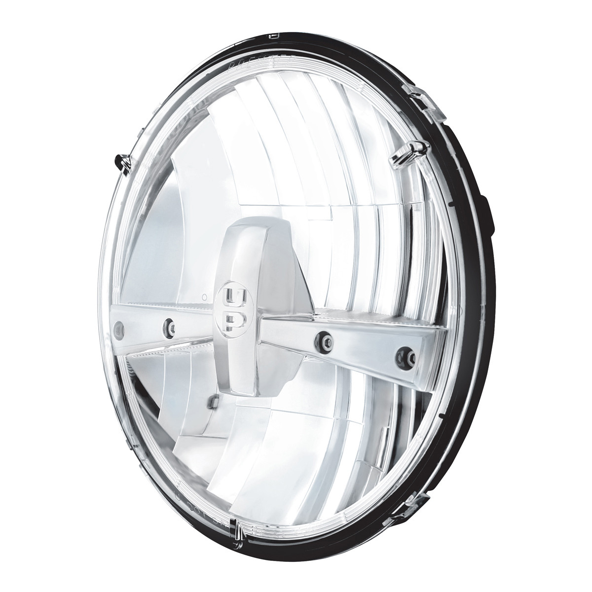 5 High Power LED 7" Dual Function Headlight - Chrome
