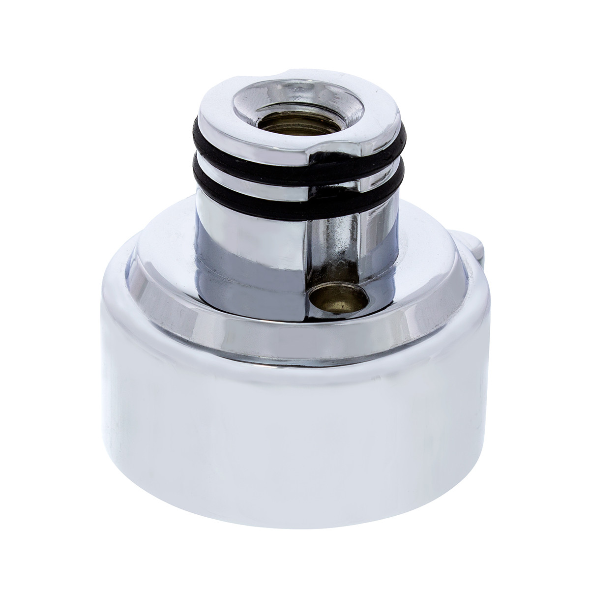 Chrome 1" 9 Speed LED Gearshift Mounting Adaptor - Vertical
