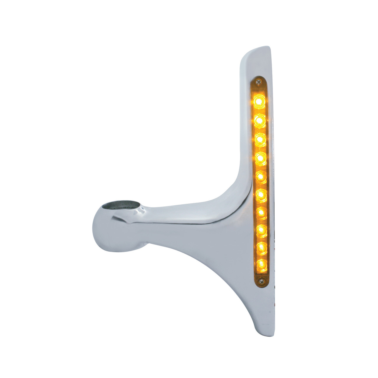 LED Headlight Bracket - 10 Amber LED/Amber Lens