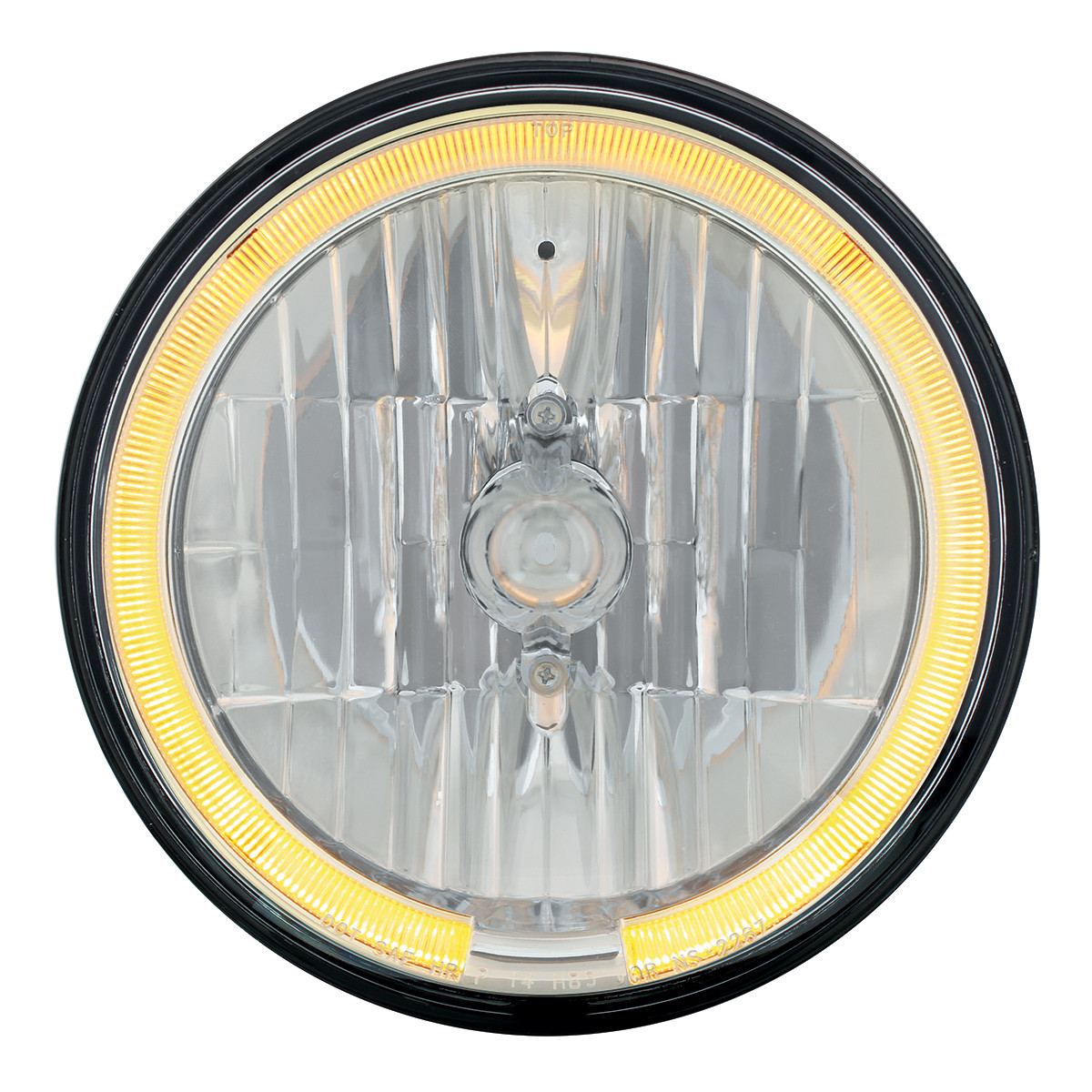 7" High Power LED Projection Headlight With Dual Function LED Halo Ring