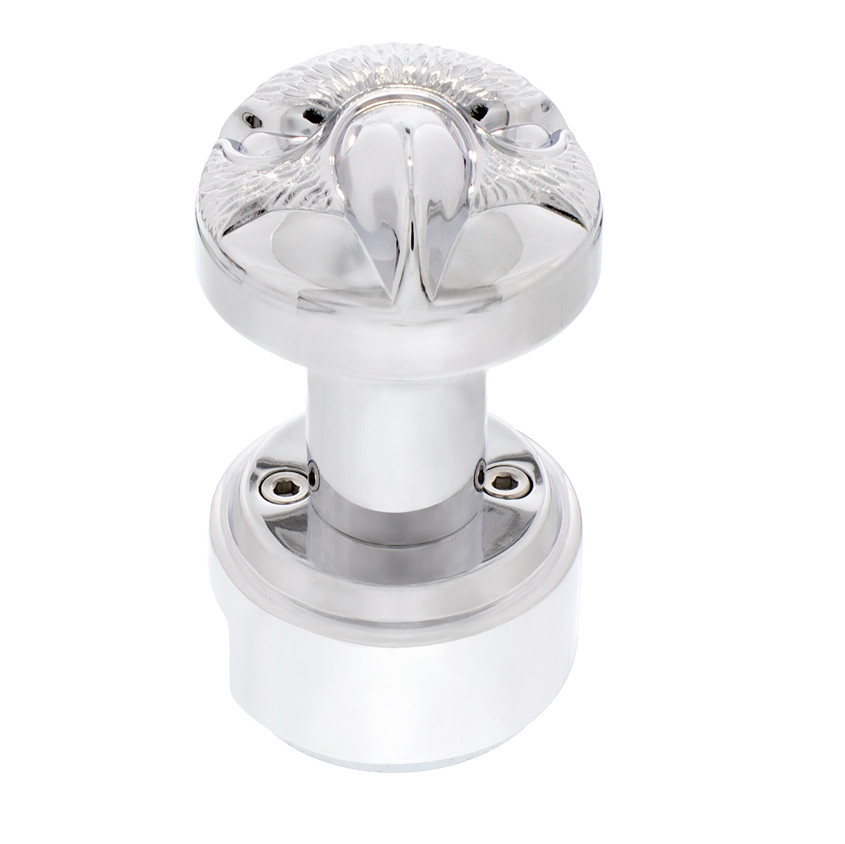 Chrome Eagle 13/15/18 Speed Thread-on Gearshift Knob w/ Adaptor