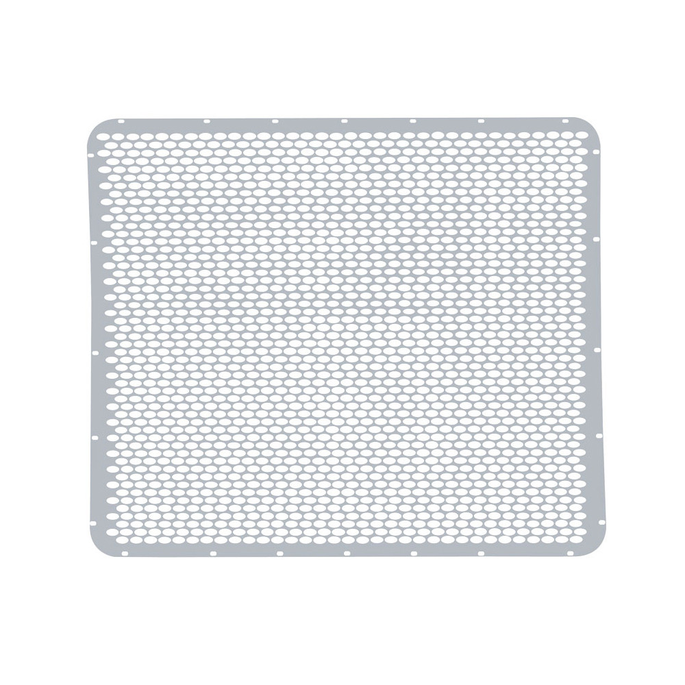 Peterbilt 379 Extended Hood Stainless Grille - Alternating Oval Holes