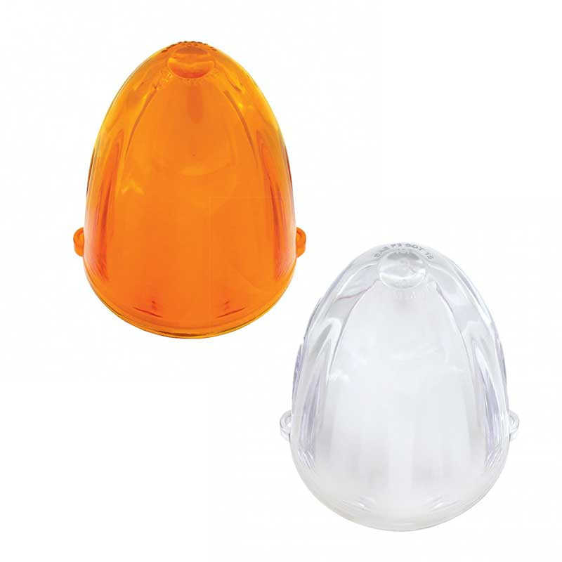 9 LED Dual Function "GLO" Watermelon Grakon 1000 Cab Light - Amber LED/Amber Lens United Pacific 36662