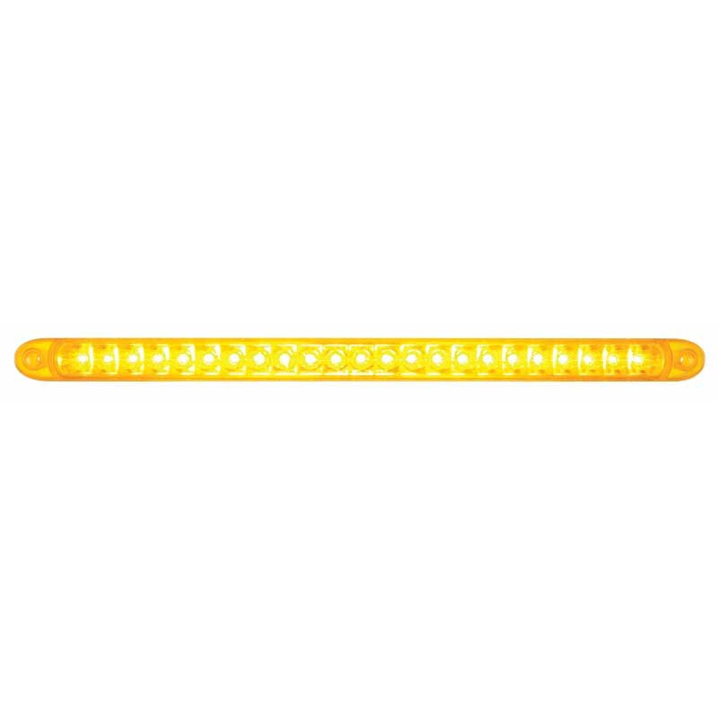 23 SMD LED 17 1/4" Reflector Turn Signal Light Bar Only - Amber LED/Amber Lens