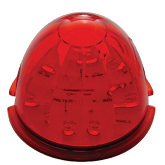 17 LED Watermelon Cab Light - Amber LED/Amber Lens United Pacific 38152