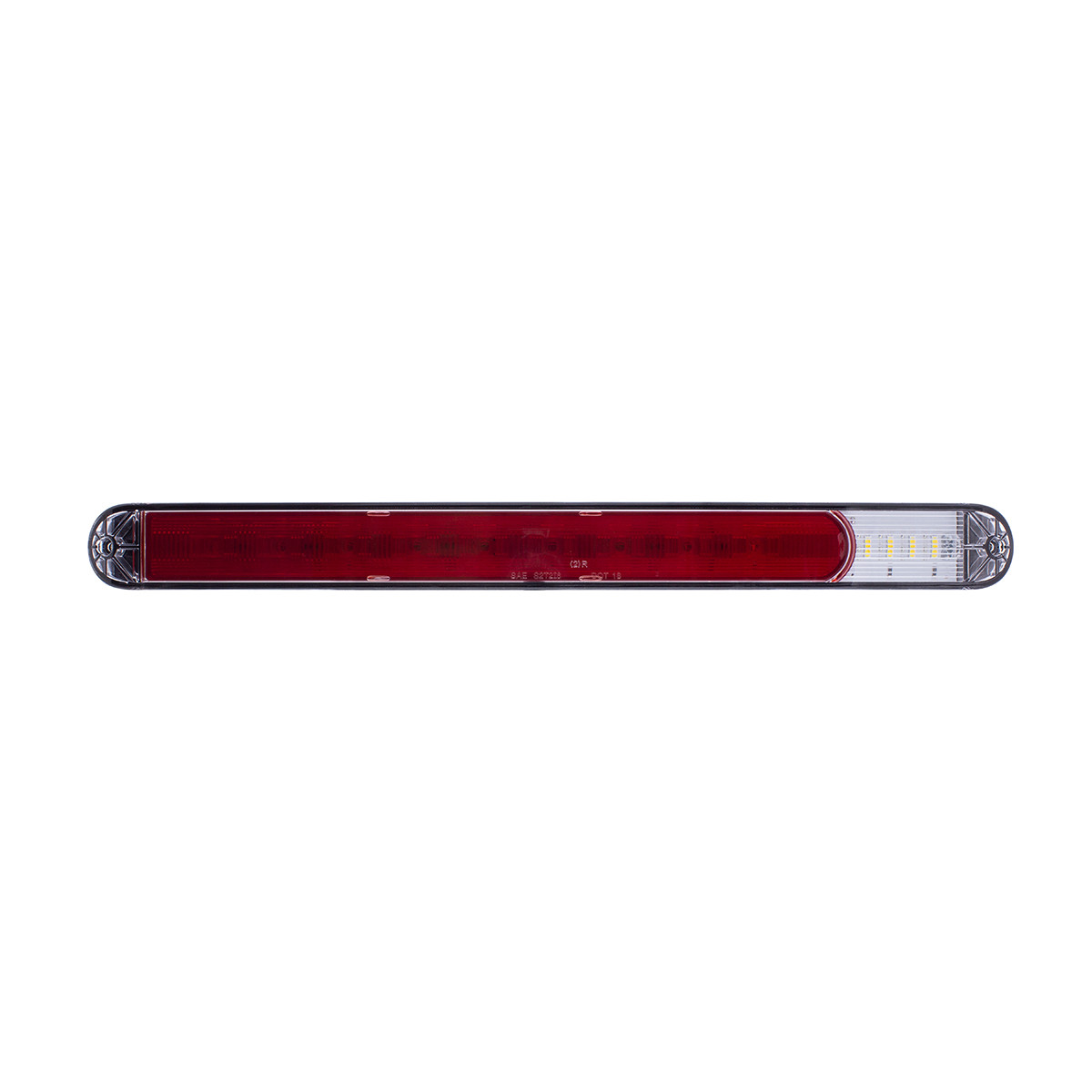 9 Red LED 17" Light Bar With 4 White LED Back Up Light