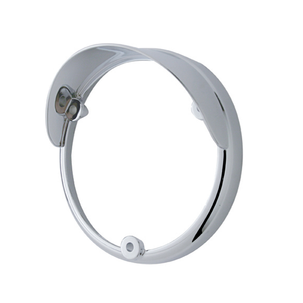 LED Round Double Face Light Bezel W/ Up Side Down Visor - Fits Up 38113 Series