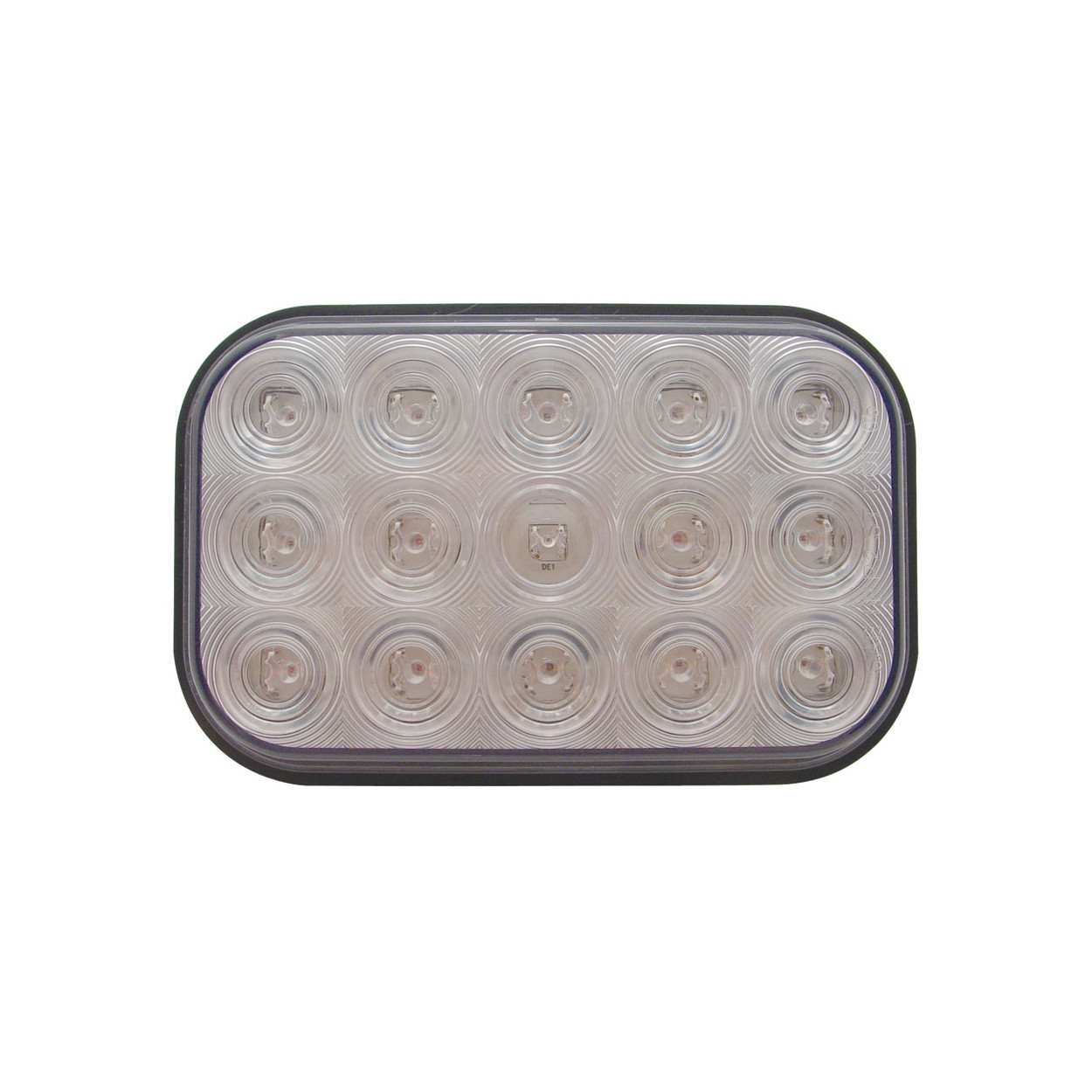 15 LED Rectangular Turn Signal Light - Amber LED/Clear Lens
