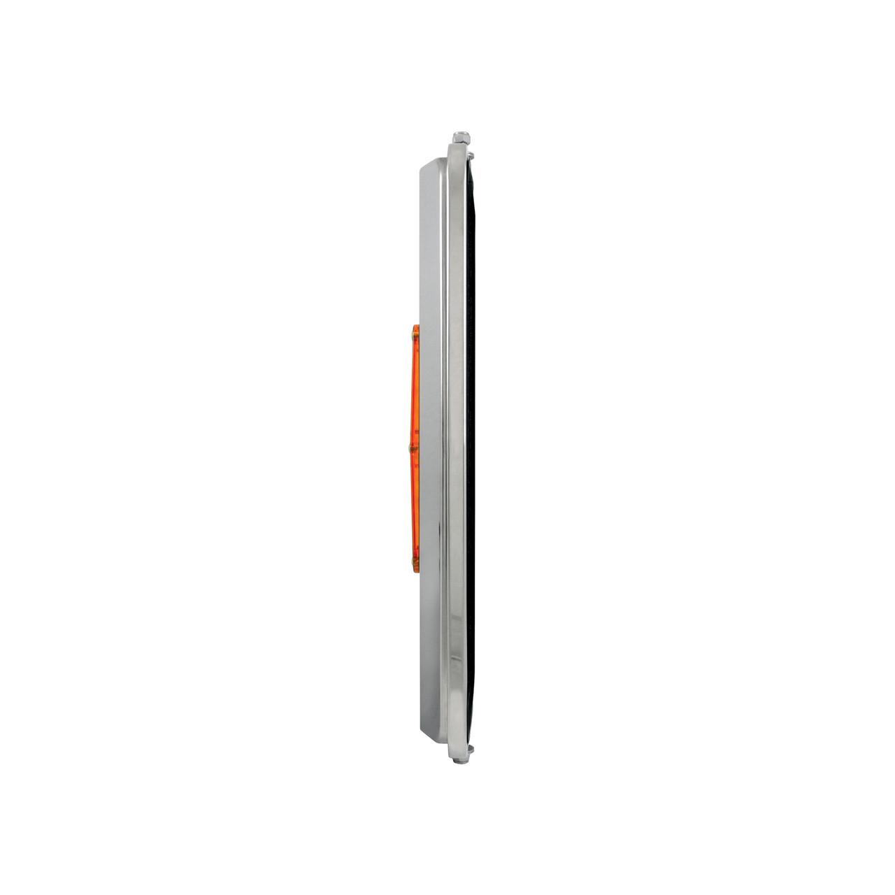 7" X 16" 18 LED Stainless Steel West Coast Mirror - Heated