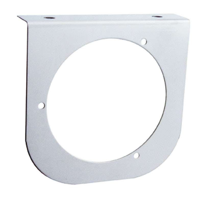 Stainless Light Bracket w/ One 4" Light Cutout