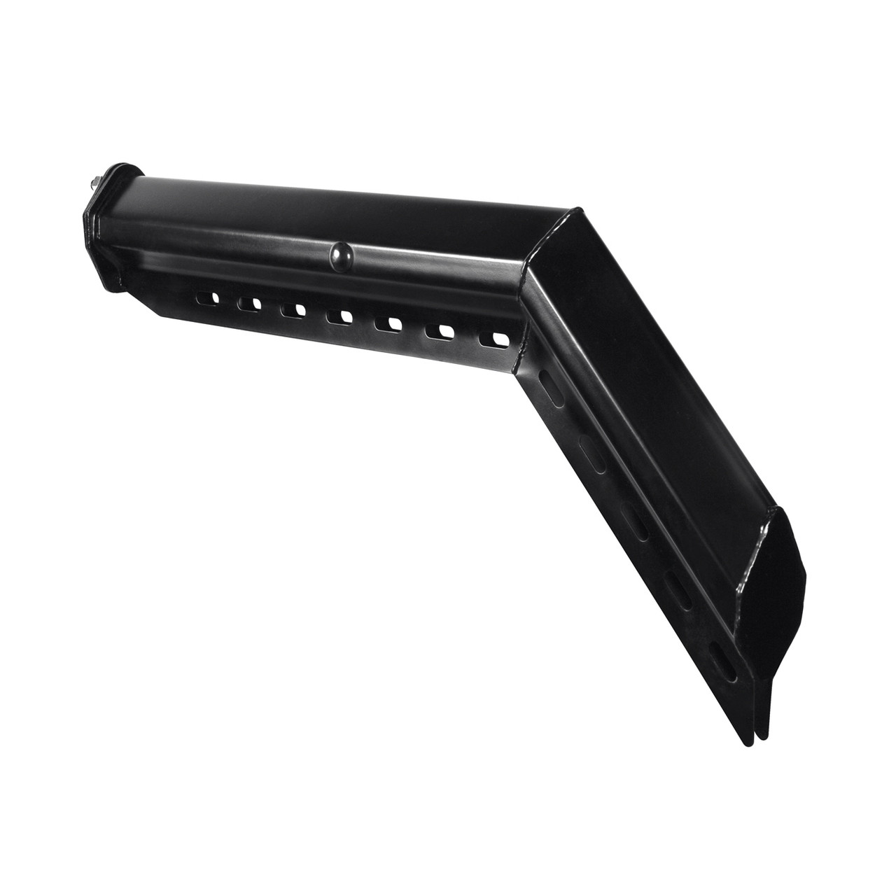 30" Black 45 Degree Angled Heavy Duty Mud Flap Hanger - 2 1/2" Bolt Pattern