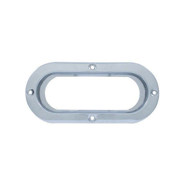 Stainless 6" Oval Mounting Flange