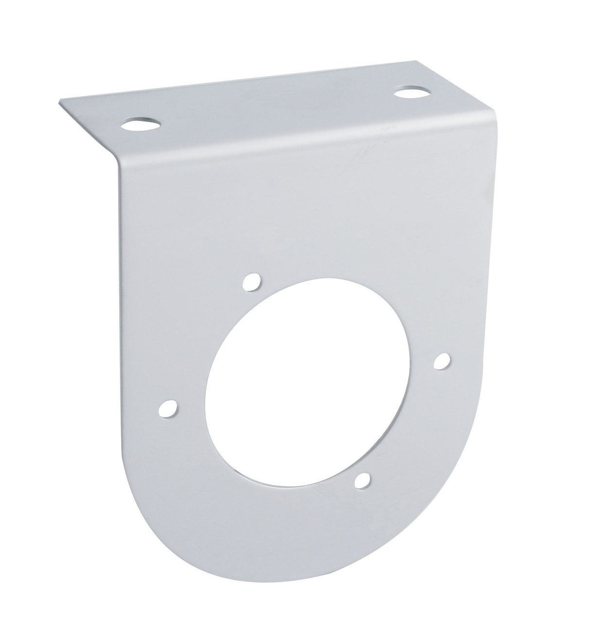 Stainless Light Bracket W/ One 3" Light Cutout