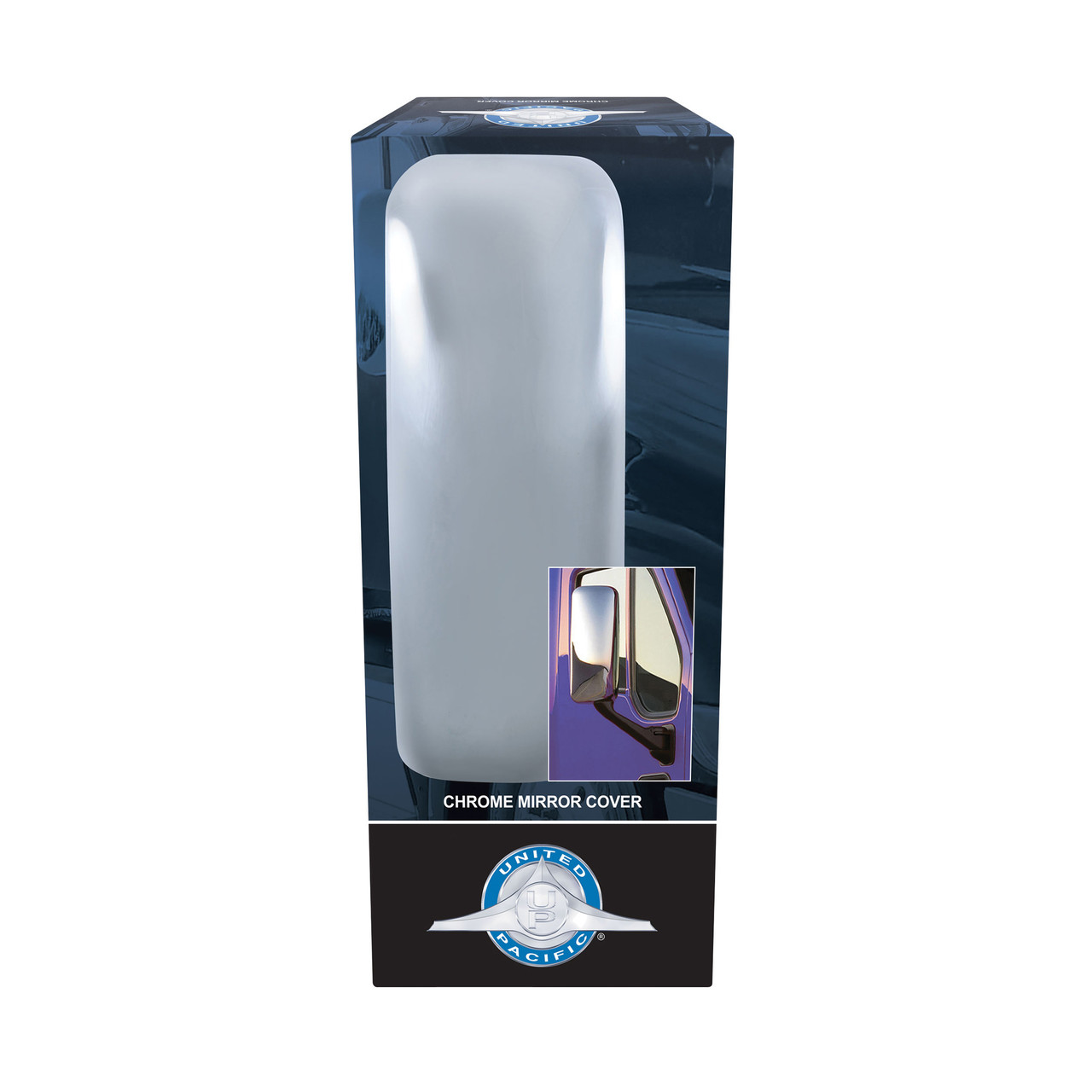 Peterbilt 387 Chrome Mirror Cover -Driver