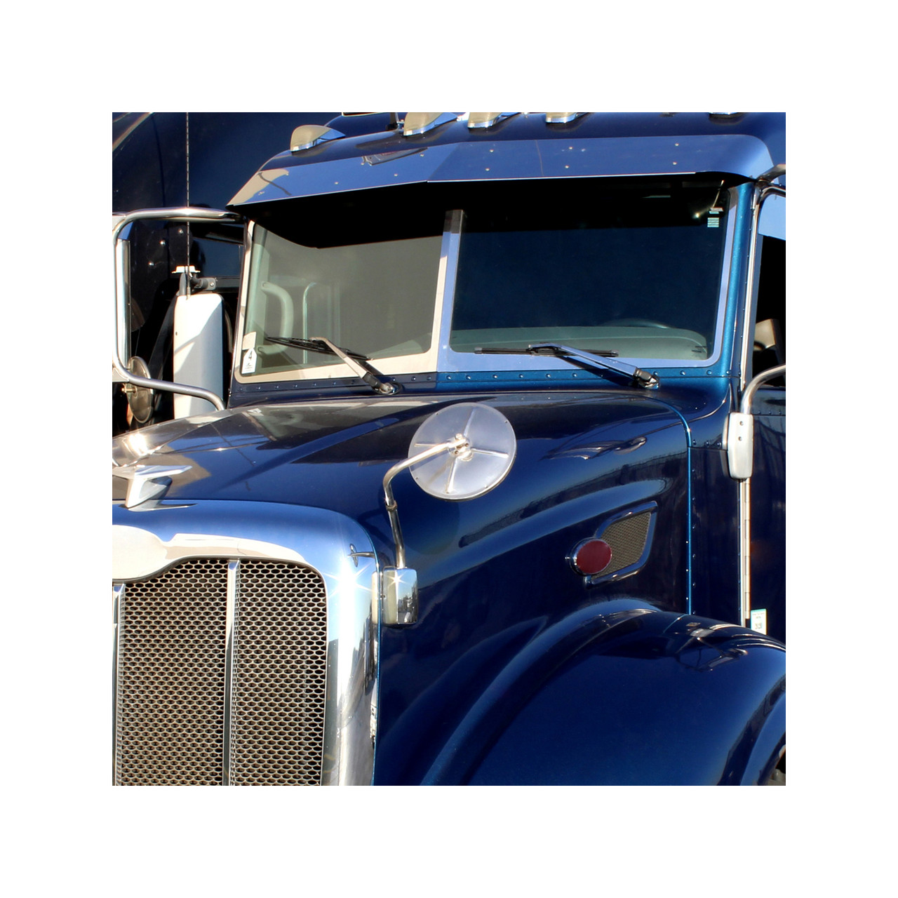 Stainless Hood Mount Mirror