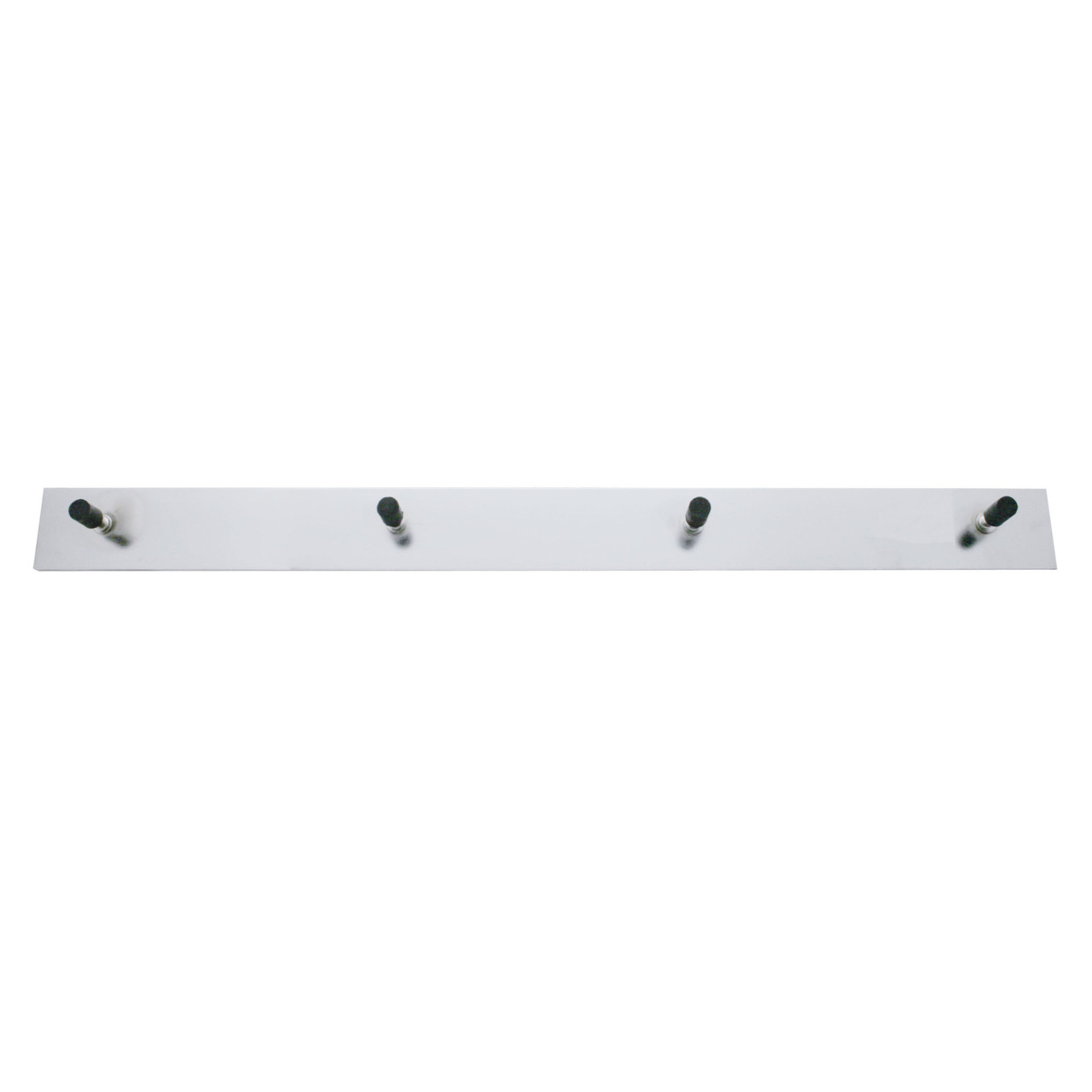 2" X 24" Stainless Top Mud Flap Plate - Welded Stud