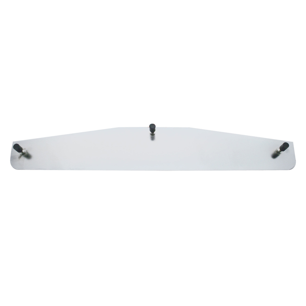 3" X 18" Stainless Standard Bottom Mud Flap Plate - Welded Stud