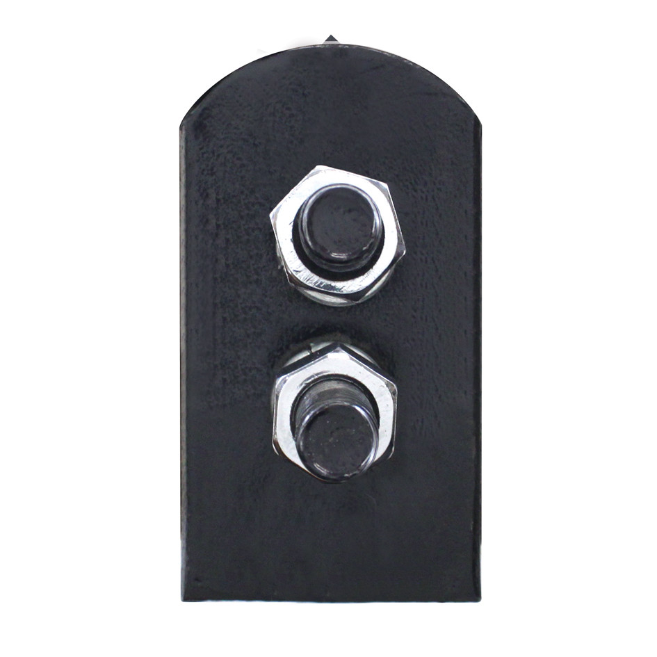 30" Black Heavy Duty Mud Flap Hanger - 1 1/8" Bolt Pattern