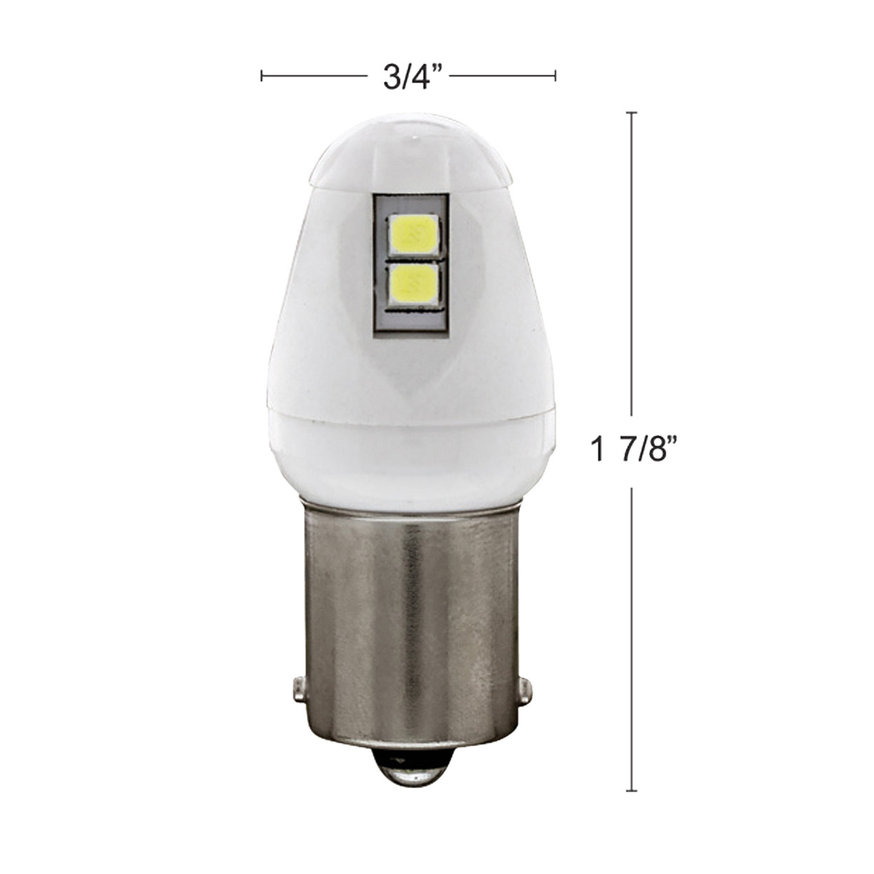 High Power 8 LED 1156 Bulb - White