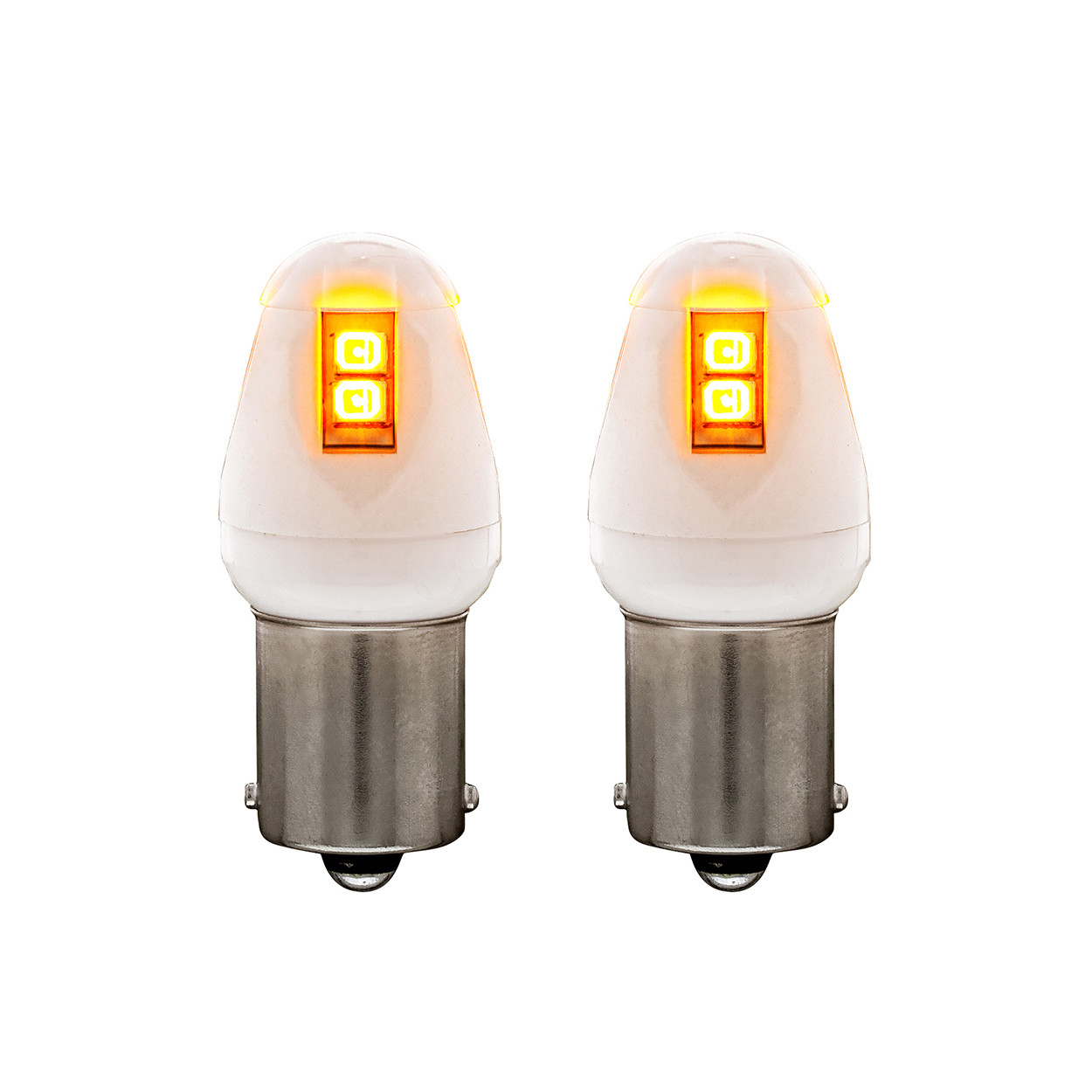 High Power 8 LED 1156 Bulb - Amber