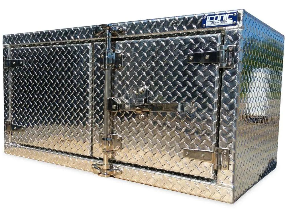 24" Bar Lock / Cam-Lock Underbody Toolboxes Aluminum - Iconic Metal Gear
