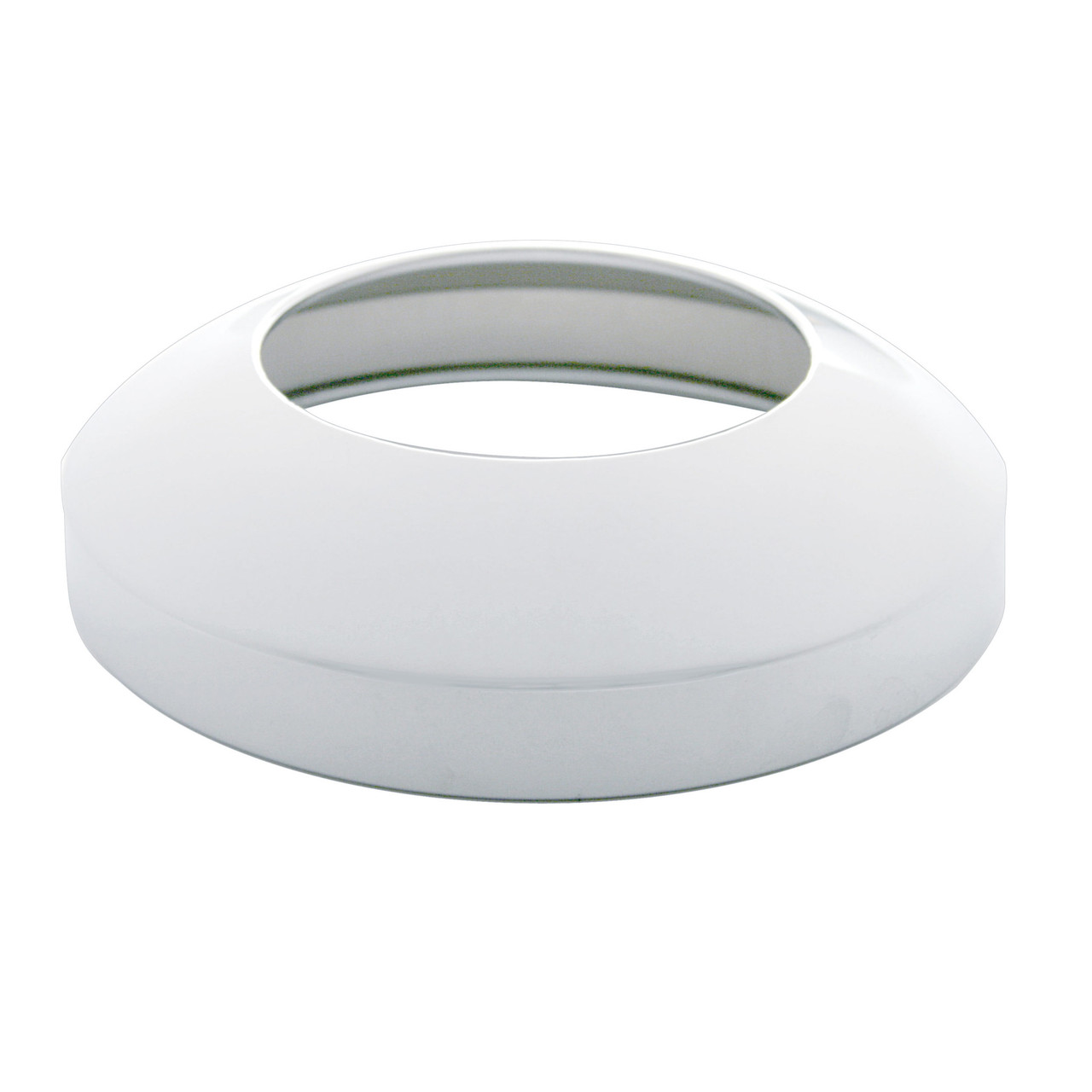 8" Chrome Rear Hub Cap w/ Hubometer Cutout