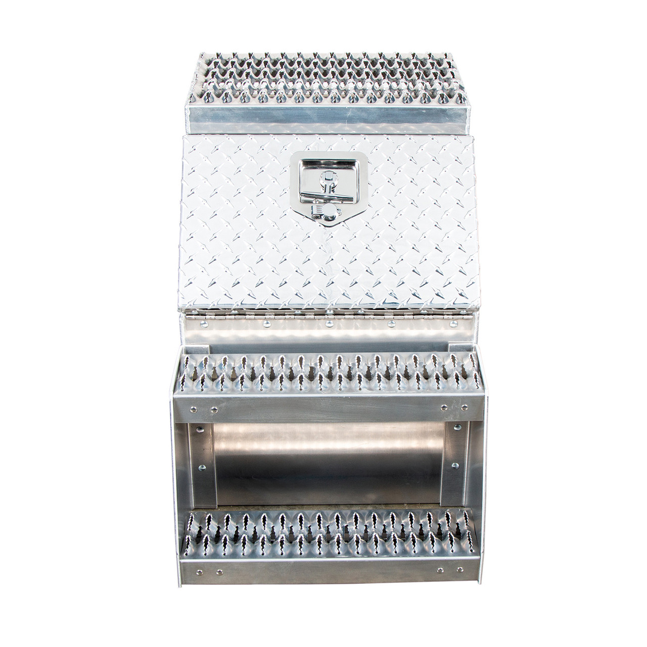 18" Aluminum Step Saddle Box