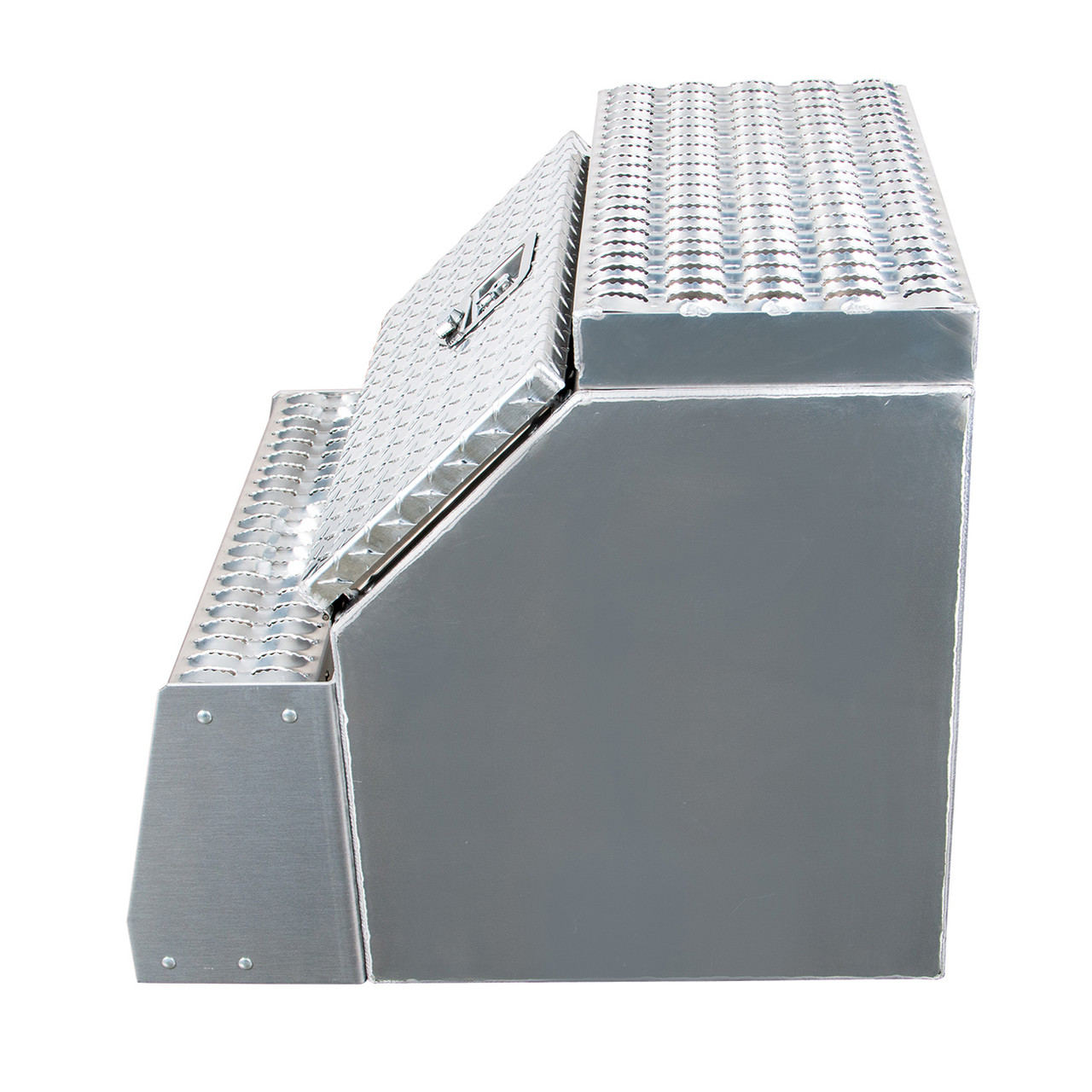 24" Aluminum Step Saddle Box