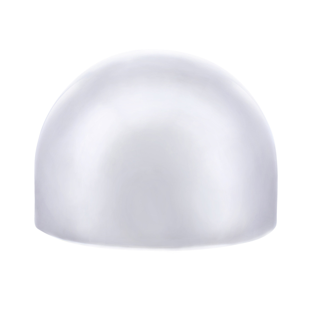 8" Chrome Fullmoon Rear Hub Cap