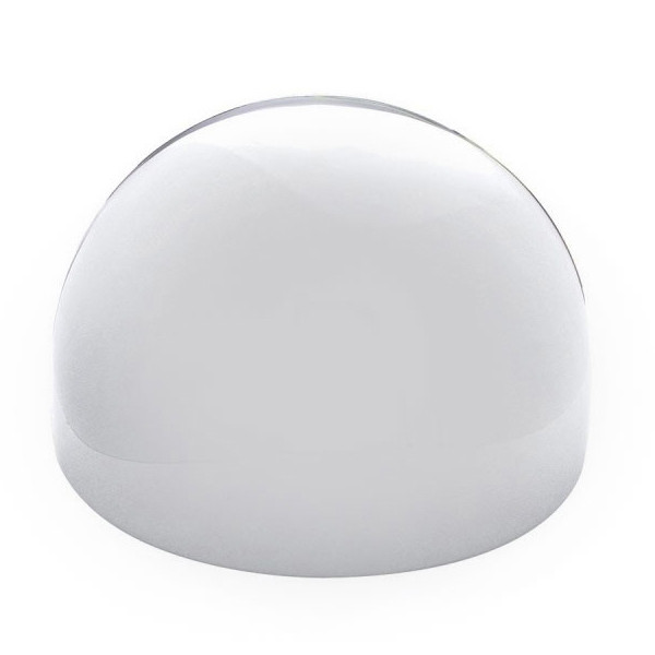 8" Chrome Fullmoon Rear Hub Cap