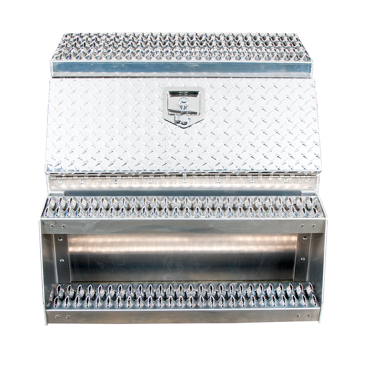 30" Aluminum Step Saddle Box