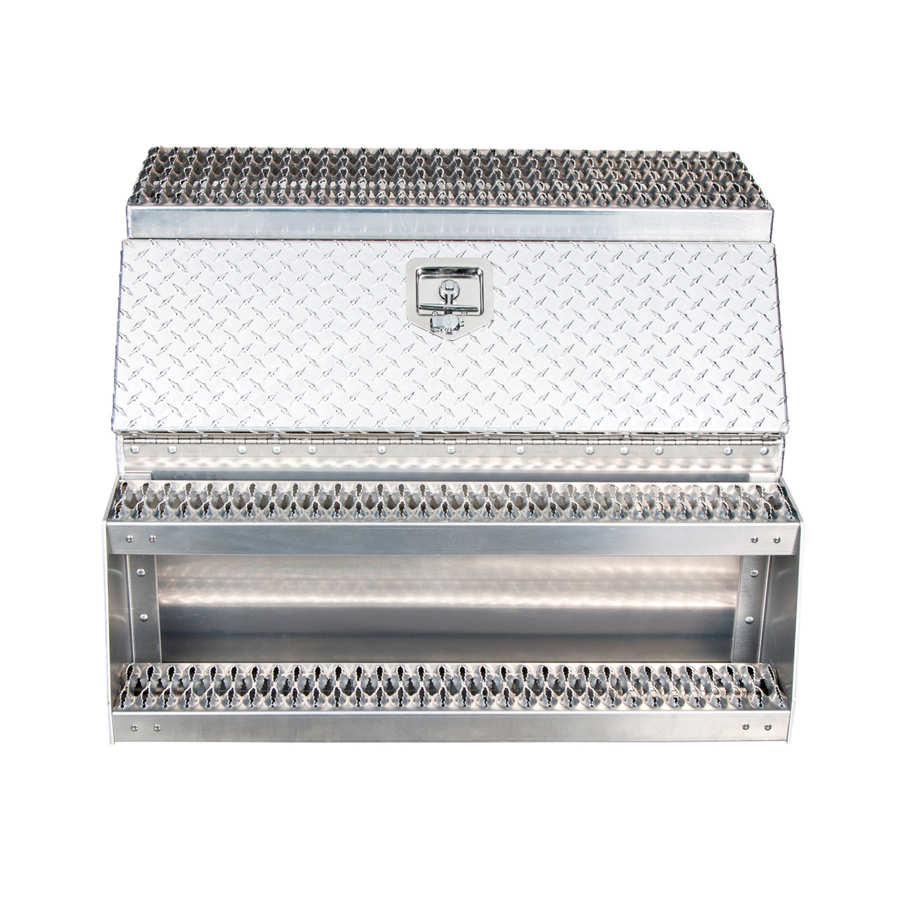 36" Aluminum Step Saddle Box