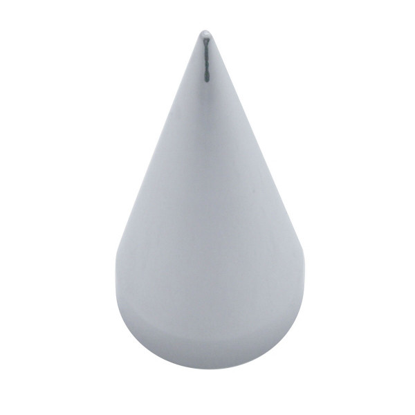 33mm x 4 1/2" Chrome Plastic X Spike Nut Cover - Thread-On