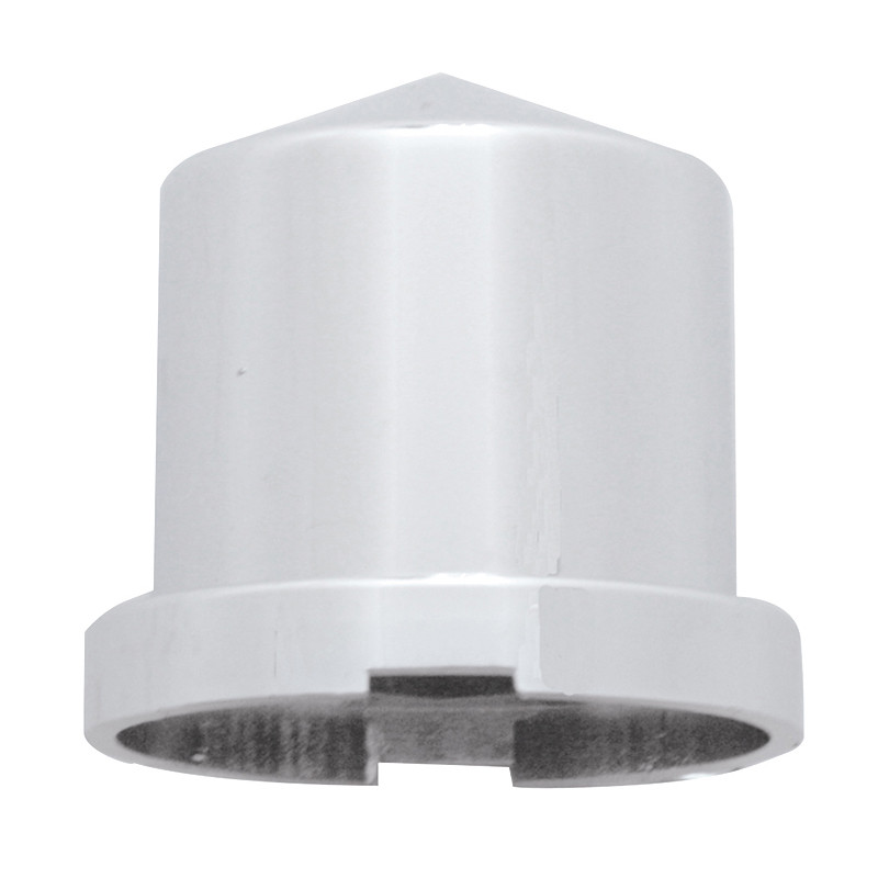15/16" X 1 1/2" Chrome Plastic Pointed Nut Cover - Push-On