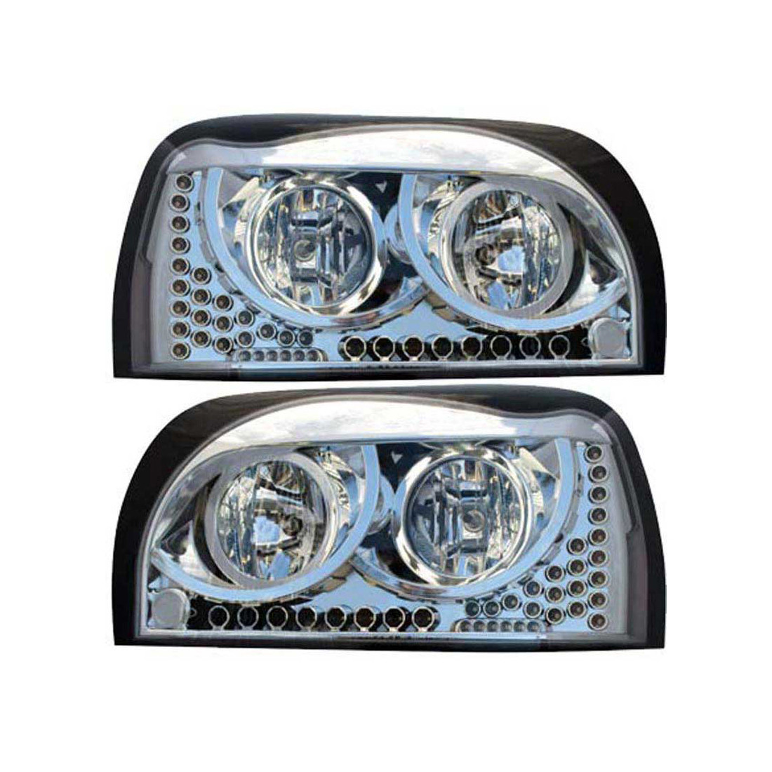 Chrome Freightliner Century Replacement Headlights