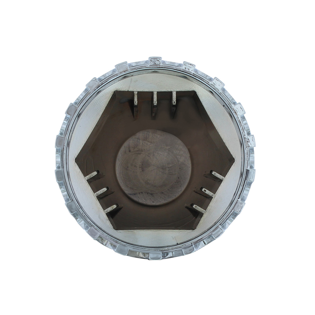 33mm X 2 3/4" Australian Volvo Nut Cover With Flange - Push-On