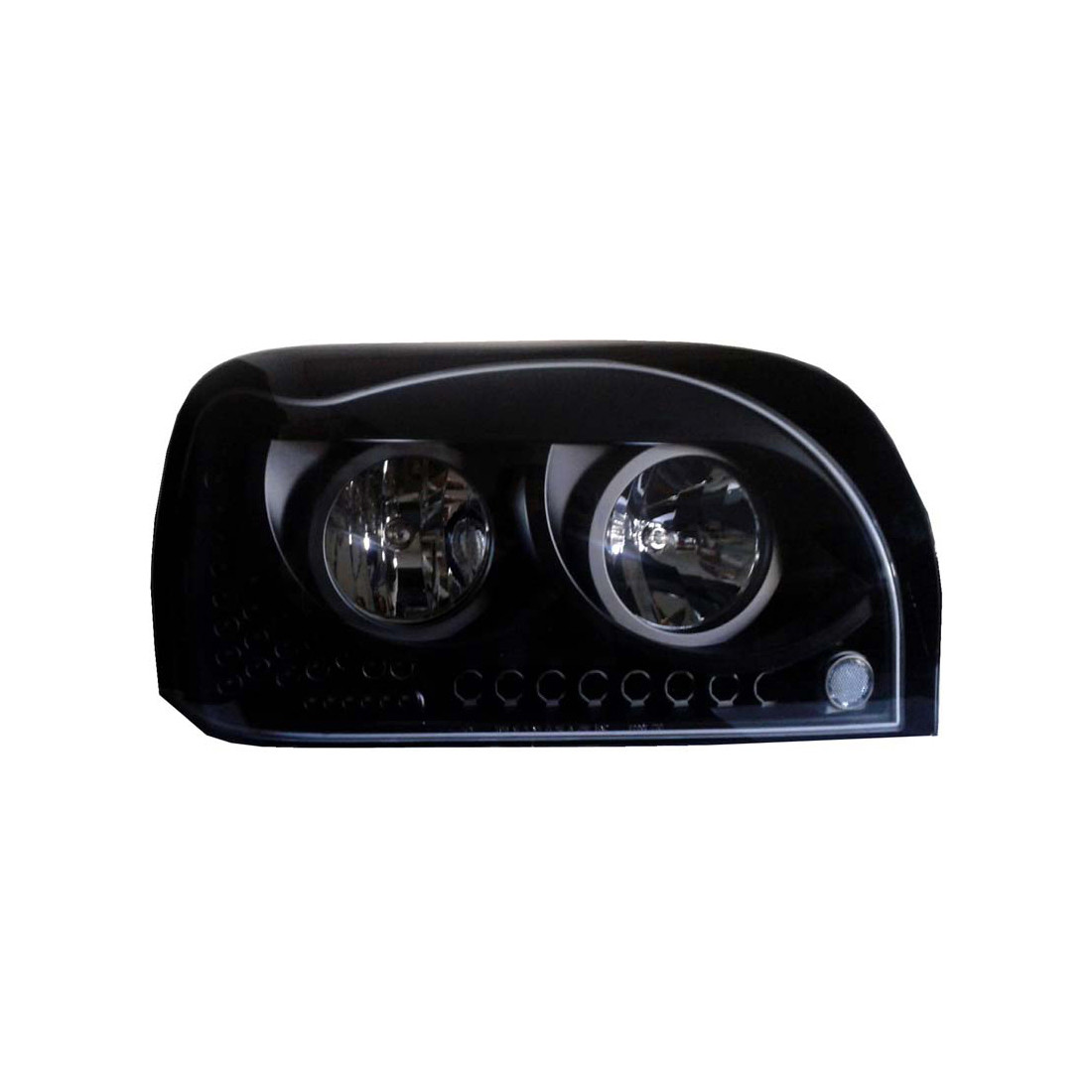 Black Passenger Side Freightliner Century Replacement Headlights