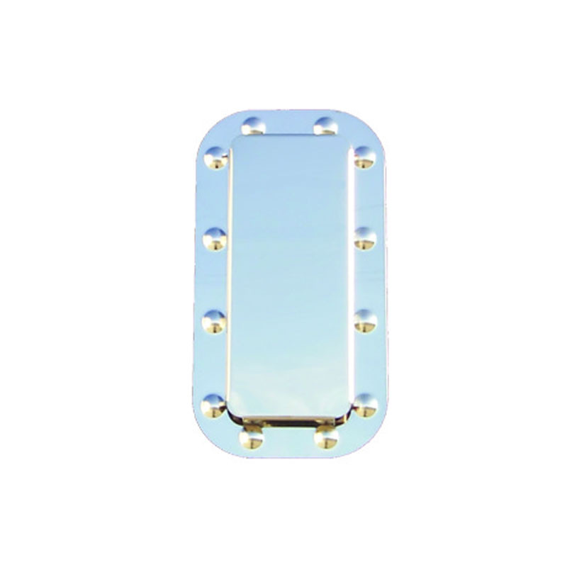Peterbilt 359 / 379 Dimpled Vent Trim Surround - Without Flames