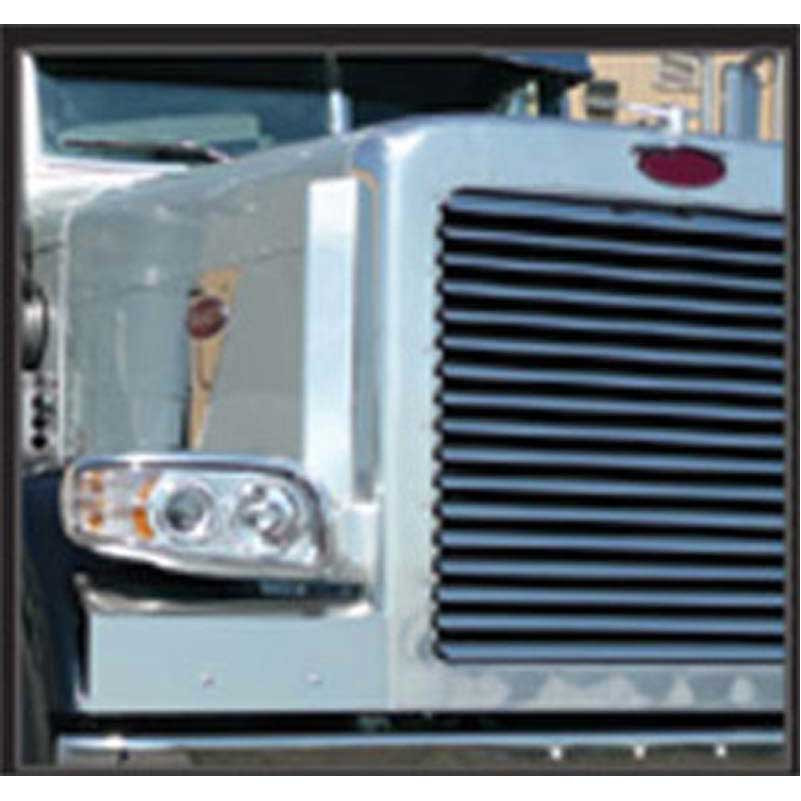 388 & 389 Front Exterior Extended Side Hood Deflectors