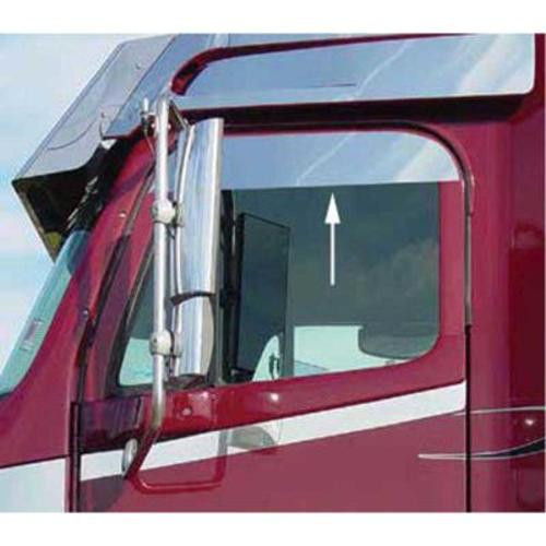 Freightliner Century / Columbia Top of Door Trims - 6" Tall Polished