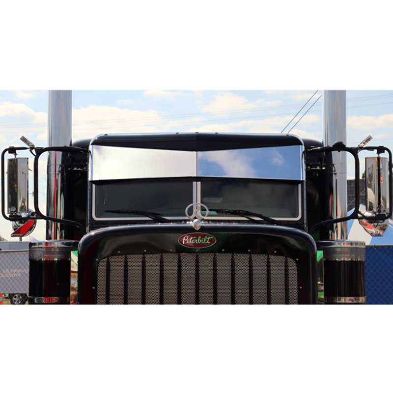 PB Stainless Ultracab & Flat Top Post Mount Darwin Top-Tie Visor