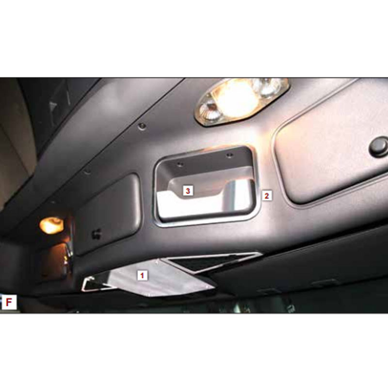 Freightliner Cascadia Headliner & Sunglasses Holder Trim - Headliner Under Center Trims