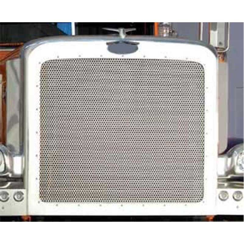 Peterbilt 388 & 389 Punched Grill Inserts - Small 1/4" Circles (GRILLE INSERT ONLY, SURROUND NOT INCLUDED)