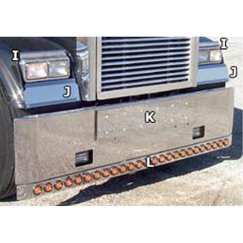 Freightliner Classic XL Tow Pin Cover - 1 Plate