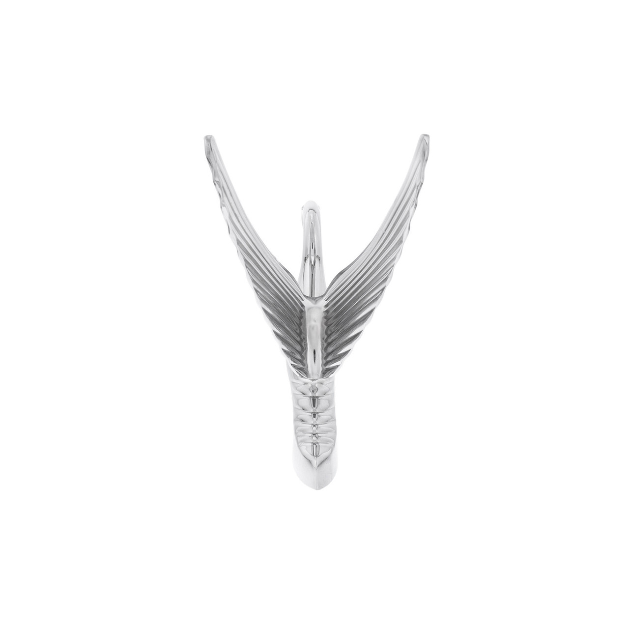 Chrome Swan Ornament