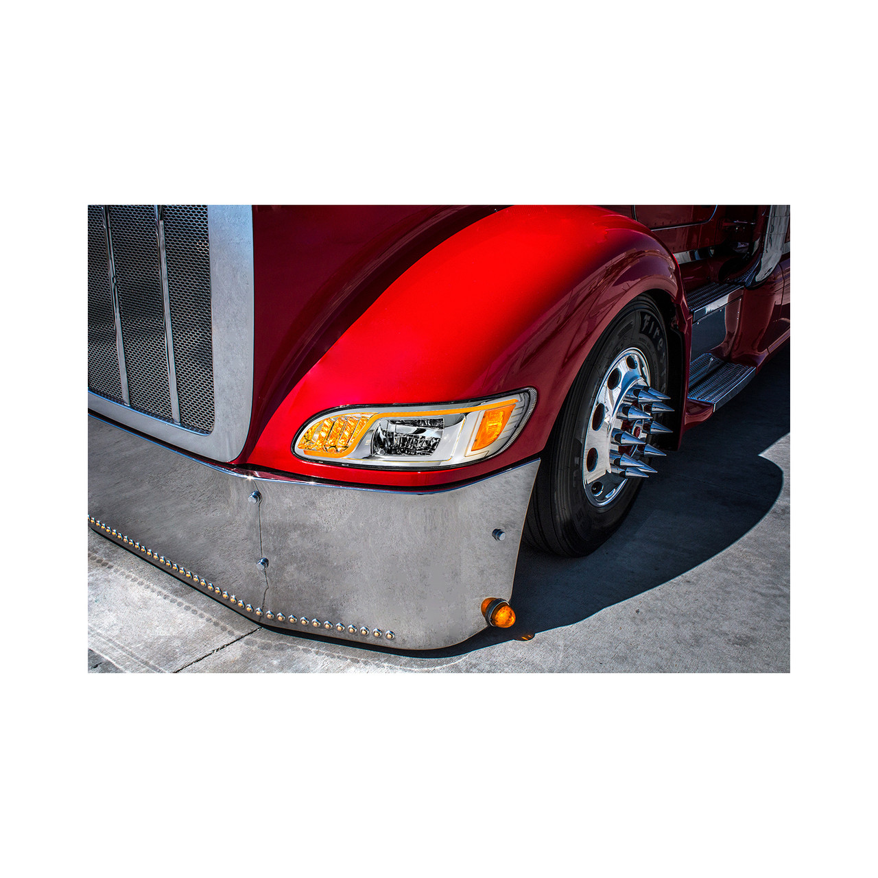 High Power LED Headlight W/ LED Turn, Position, & DRL For 2005-2015 PB 386 & 1999-2010 387