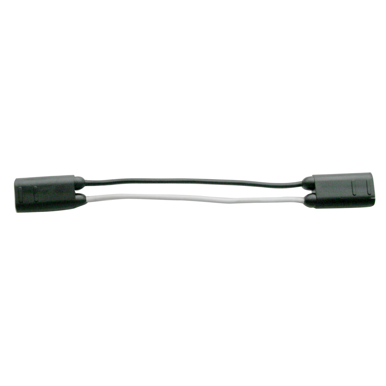 100 Count 2-Prong Female Bullet Plugs 16G Wire Harness Roll - 100' W/12" Lead Between Plugs