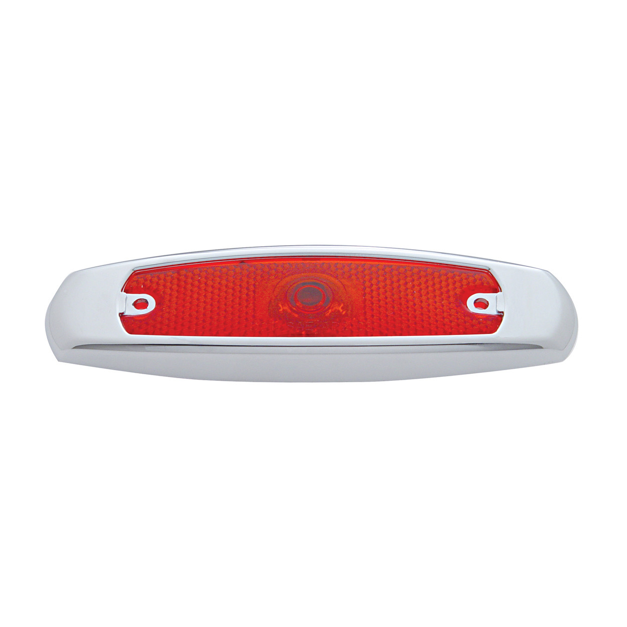2 LED Rectangular Clearance/Marker Light - Red LED/Red Lens